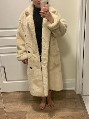 Beige artificial fur Coat
